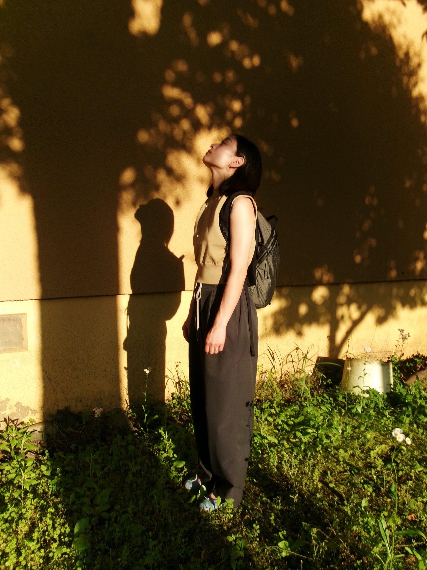 Front button Wide pant