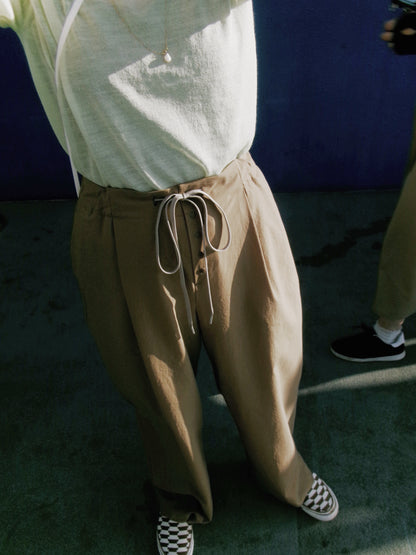 Front button Wide pant